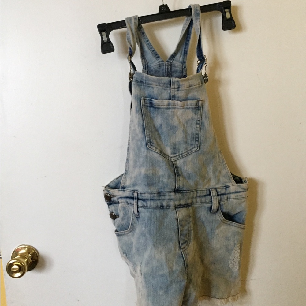 Light washed overall